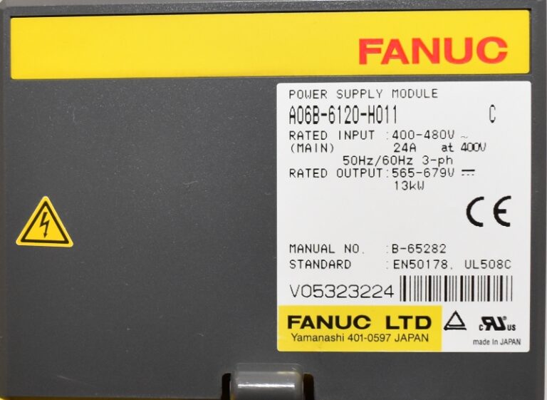 A06B-6120-H011 Fuente de alimentación reacondicionada