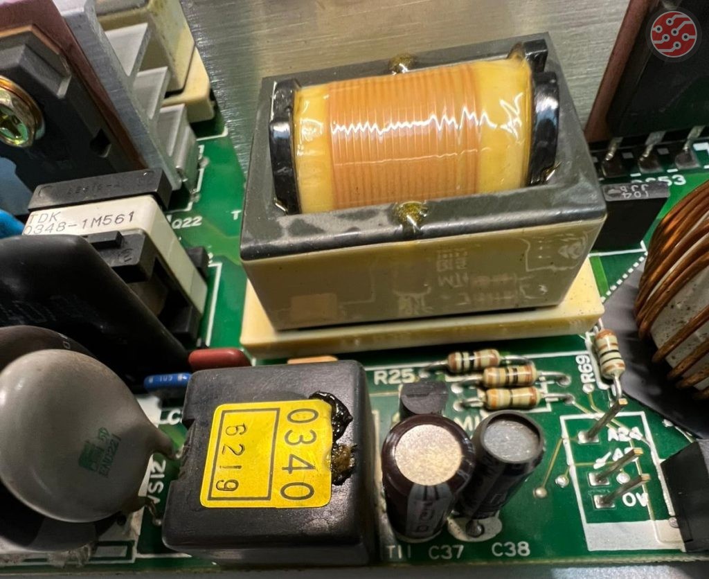 Módulo de servoamplificador o fuente de alimentación CNC con desgaste térmico interno