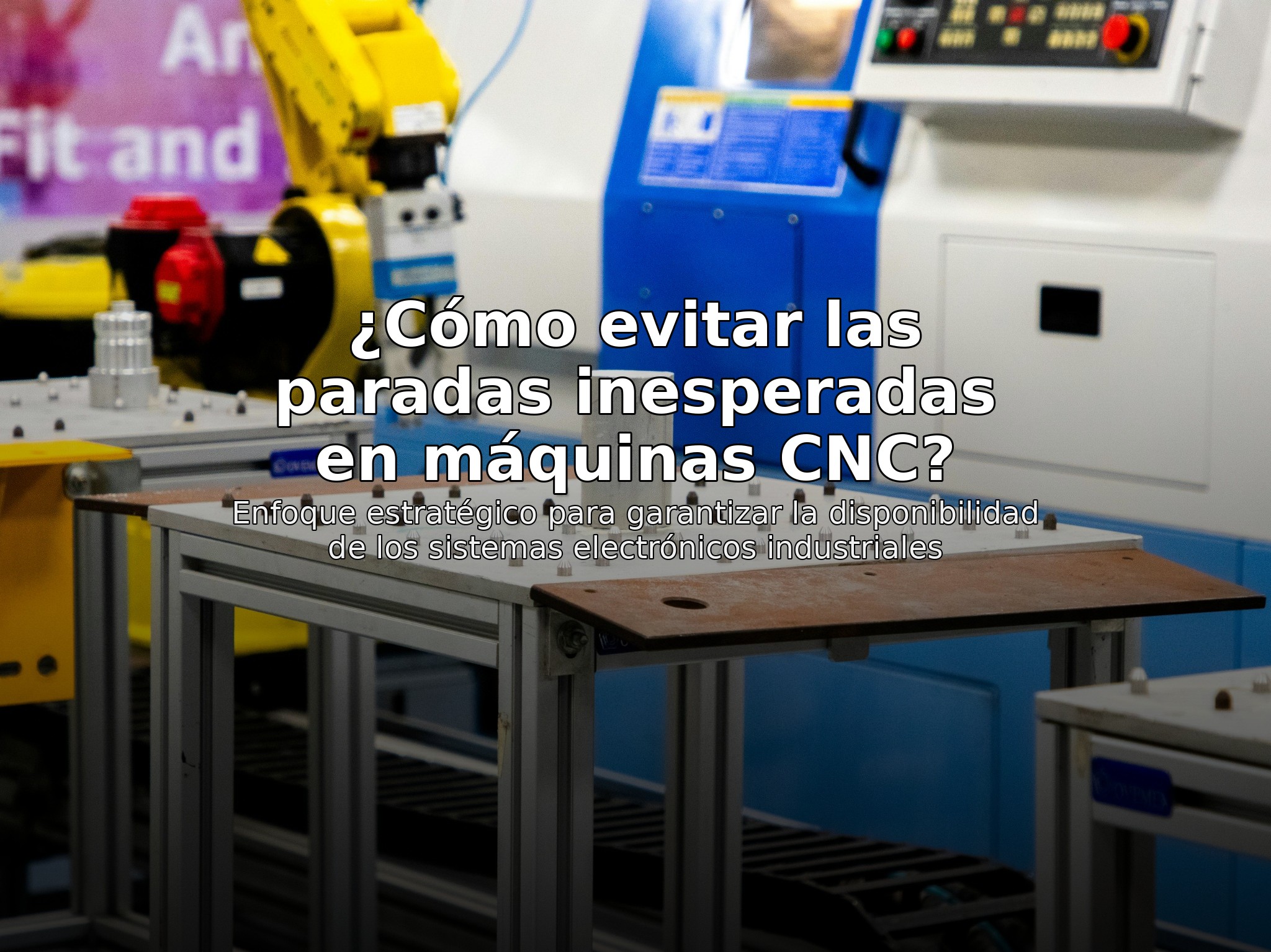 Cómo evitar paradas inesperadas en máquinas CNC mediante mantenimiento electrónico industrial